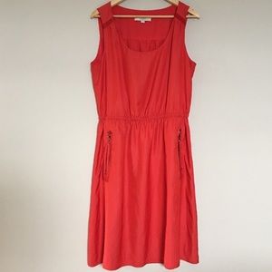 Loft light red sporty dress